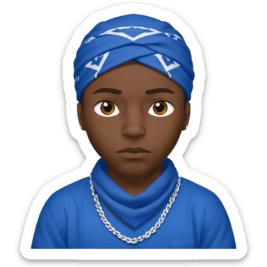 gangster crips sticker