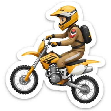 moto cross sticker