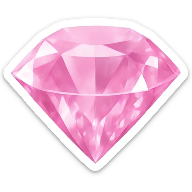 Pink diamond sticker