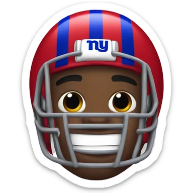 Ny giants football sticker