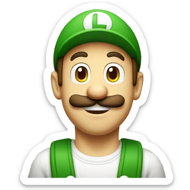 luigi sticker