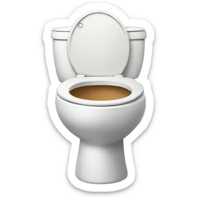 Toilet sticker