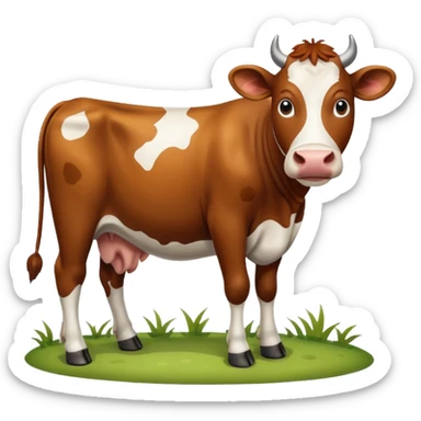 Cow sticker