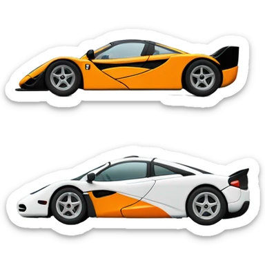mclaren f1 car sticker