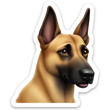 malinois mousse baignoire sticker