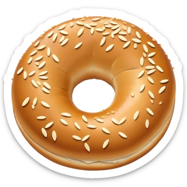 Bagel sticker