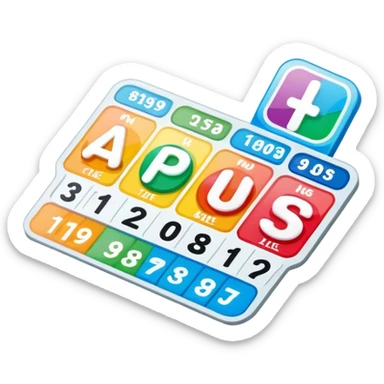 lottery scratcher ticket with a plus sign sticker