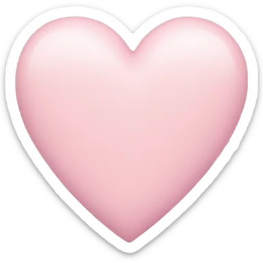 pastel pink heart sticker