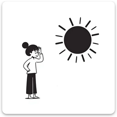 girl, sun is blazing, rest is boring emoji 18.1 sticker