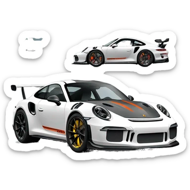 Porsche 911 gt3rs sticker