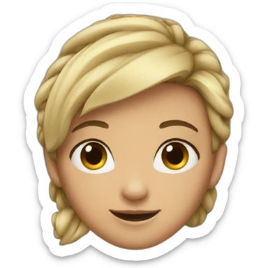 girl flirting sticker