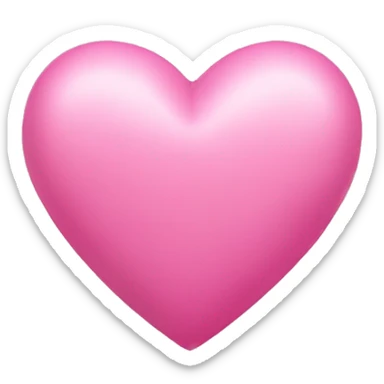 Pink heart sticker
