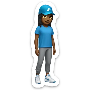 casual style with nike gear awesomeness sticker