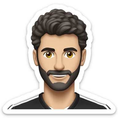 üstünde beşiktaş forması olan rafa silva sticker