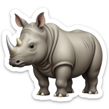 rhinoceros sticker