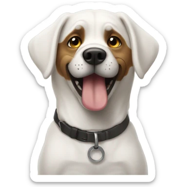 perros gritando sticker