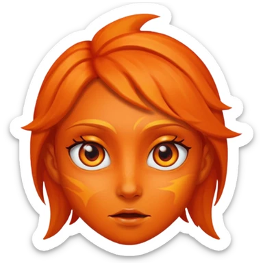 Ember Lumen from the Elemental movie sticker