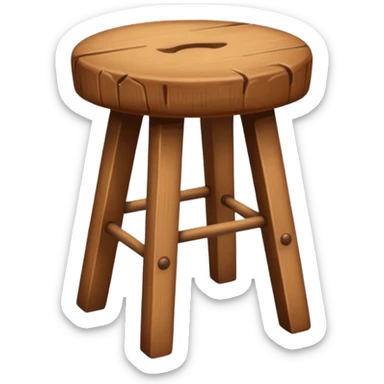 a stool sticker