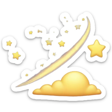 shooting star emoji sticker