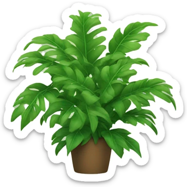 Birds paradise plant with more leaves sticker