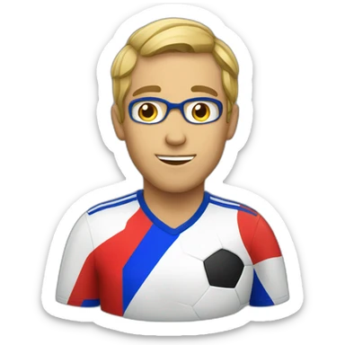 French soccer supporter sticker