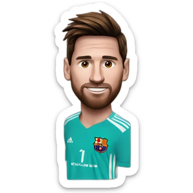 Leo messi miami sticker