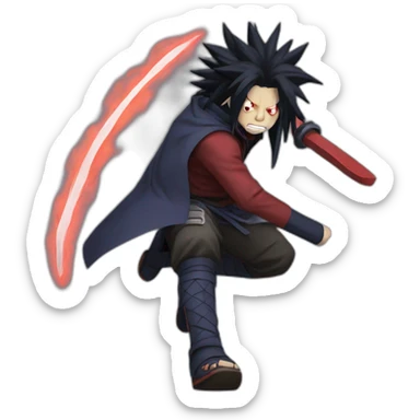 Madara uchiha mad sticker
