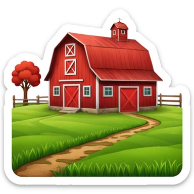 house farm sticker