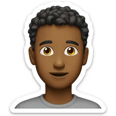 A boy can’t believe his eyes sticker