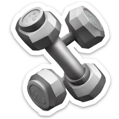 dumbbells sticker
