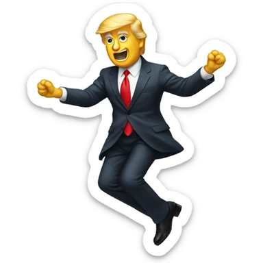 Trump dancing  sticker