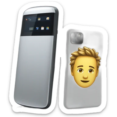 insanely fast mobile phone with a f1 design sticker