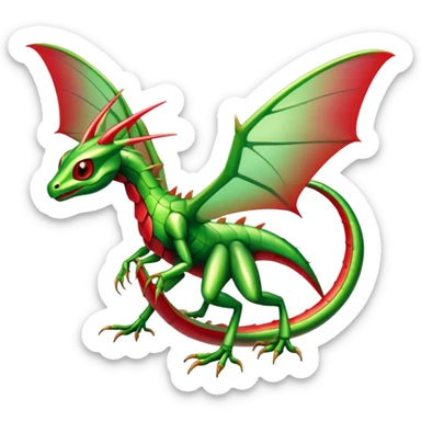 Shiny Exotic Flygon-Scyther-Hybrid-Creature sticker