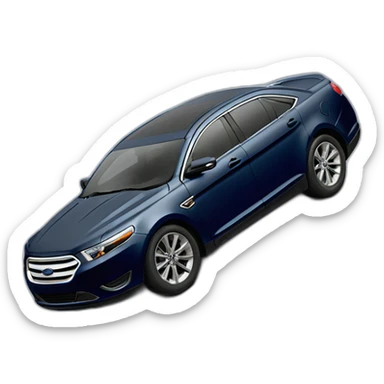 ford Taurus 2017 navy color sticker