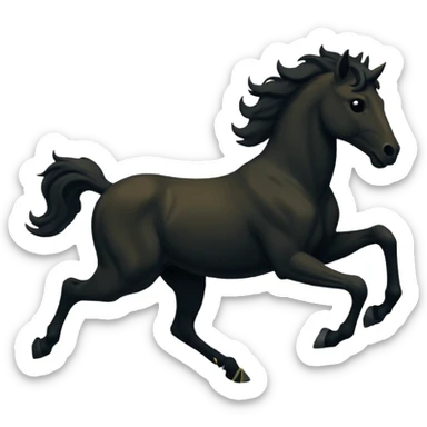 centaur silhouettes sticker