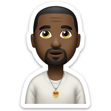 Kanye West as a lesbian sticker