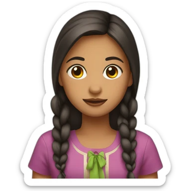 Hija enfadada sticker