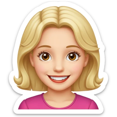 victoria Girl in 1980's sticker