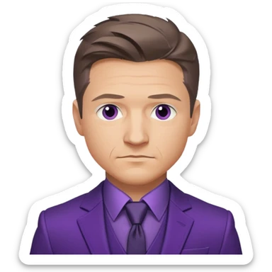 Jeremy Lee Renner Hawkeye 
 sticker