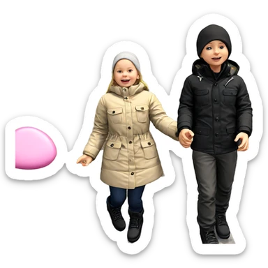 street love in the city sticker