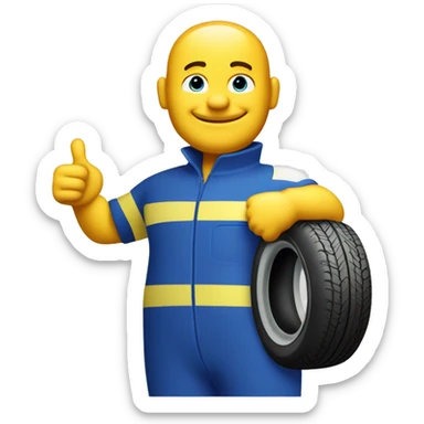 michelin tire guy, thumbs up sticker