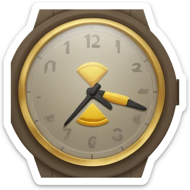 reloj de arena sticker
