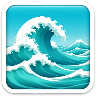 🌊✨ Endless waves, endless peace sticker