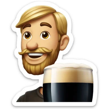 Guinness beer sticker