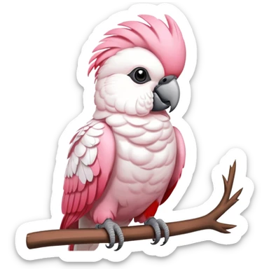Rose breasted cuckatoo sticker