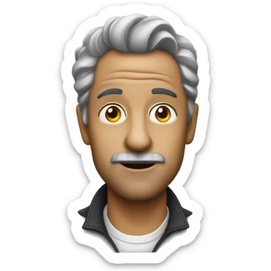 Eccentric movie director  sticker