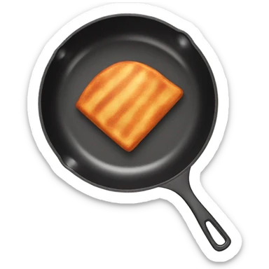 Frying pan sticker