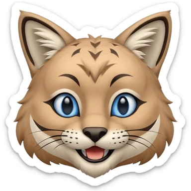 Georgia College and State University Bobcat mascot emoji copy and paste sticker