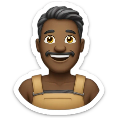 Happy merchant sticker