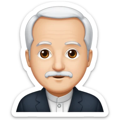 Kapalı beyaz lale sticker